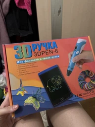 3D-ручка з планшетом Еко PLA 100м трафаретами Рожева фото від покупців 1