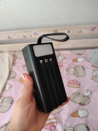 УМБ PowerMe MyCharge3 30000 mAh з вбудованими кабелями та LED ліхтарем