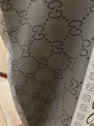 Постільна білизна бавовняна Gucci Двоспальна 180 x 220 Бязь Бронзова 70 х 70