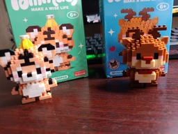 Конструктор фигурка Пиксели BRICKS Animals Tiger