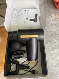Портативный массажный мини-пистолет 17,5х13,5х5,5 см Massage gun фото от покупателей 6