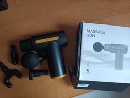Портативный массажный мини-пистолет 17,5х13,5х5,5 см Massage gun фото от покупателей 3