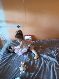 Реалистичная кукла Реборн 55 см Моника полностью силиконовая Doll Reborn Baby К0100101