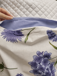 Комплект постільної білизни Бязь Morning Bloom 143х210 см Синій