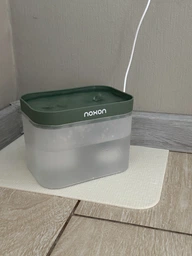 Автопоїлка для котів і собак Noxon AutoWater Clean 2в1 автоматична поїлка фонтан з фільтром і захистом від сухості + адаптер в подарунок (NAW01) фото від покупців 1