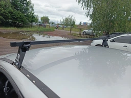 Багажник на крышу MITSUBISHI Carisma Hatchback 1997>2005 Amos Astra 1.07 фото от покупателей 2
