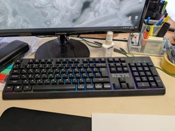 Клавиатура проводная RZTK Membrana RGB USB Black фото от покупателей 1