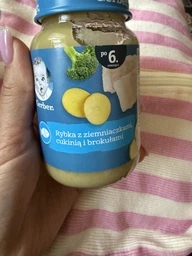 Упаковка пюре рыбно-овощного Gerber Стерилизованное Рыба с картофелем, цукини и брокколи для детей с 6 месяцев 190 г х 6 шт (7613287134066) фото от покупателей 4