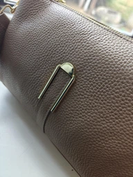 Сумка через плече з натуральної шкіри Vintage для міського життя бежевого кольору (bg222fash89)