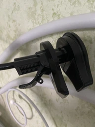 Держатель для телефона планшета смартфона настольный штатив прищепка с 2 креплениями вакуумом и зажимом портативная эргономичная подставка кронштейн удлинённый регулируемый гибкий поворотный гусак для дома офиса кровати тумбочки современный стильный