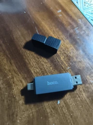 Картридер з роз'ємом Type-C та USB HOCO Spirit card reader (USB2.0, Type-C, SD/TF, 480Mbps). Black фото від покупців 1