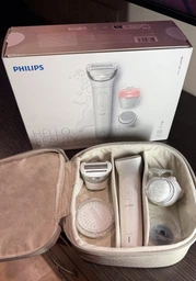 Набор для ухода за телом и лицом с насадкой Skin LED Philips BRE748/00 серии 9900 фото от покупателей 1