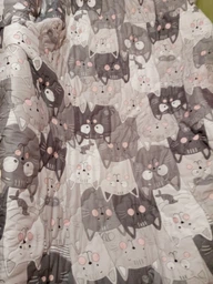 Ковдра Руно літня полуторна 140x205 см антиалергенне волокно Grey Cat (Р321.52СЛКУ_Grey Cat) фото від покупців 1