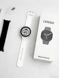 Смарт годинник Lexego HD8C Classic 46 мм Розумний годинник з 2 ремінцями в комплекті Smart Watch Bluetooth, GPS, компасом, спортивними режимами, спортивний трекер White HD8C-46W фото від покупців 1
