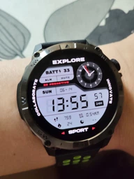 Часы North Edge GPS Smart Titan с компасом, Чорний 2000000213828
