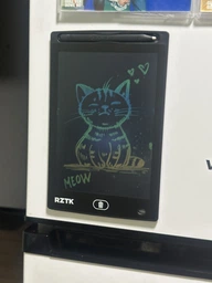 Детский планшет для рисования RZTK Art Board 8.5" со стилусом LCD White (LCD-85W) фото от покупателей 2