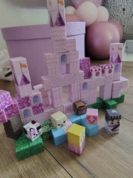 Магнитный конструктор в стиле Minecraft 100 LKX-09 блоков Майнкрафт детские конструкторы для мальчиков