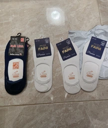 Безшовні дихаючі сліди з силіконом сірі ORGANIC cotton Moi FAINI 42-43 men's арт. 31001