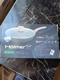 Сковорода кованая с крышкой Hölmer Star Chef 20 см (FP-22320-SWMBL Star Chef) фото от покупателей 3