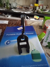 Душ портативний Travel shower від USB кемпінговий з помпою білий акумуляторний фото від покупців 1
