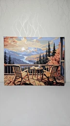 Картина за номерами Сніданок у горах 40x50 см Ідейка (KHO2898)