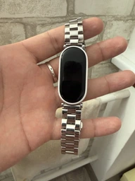 Ремінець металевий Mi Jobs Plus з металевим кріпленням для Xiaomi Mi Smart Band 10/9/8 Rose Gold (mrk3458) фото від покупців 2