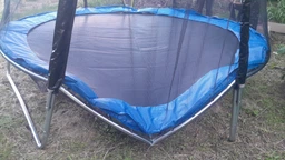 Батут Fitonix 312 см 10 ft, до 150 кг, с сеткой безопасности и стремянкой, для дачи, двора, детей и взрослых