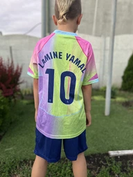 Дитяча футбольна форма FC Barcelona Lamine Yamal 10 25/26, размер 24 (рост 130–135 см), разноцветная фото от покупателей 1