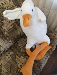Игрушка Гусь батон 130 см мягкая игрушка подушка (кот батон), гусь обнимусь для детей (арт 12352) фото от покупателей 9
