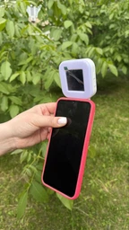 Аккумуляторный студийный Magsafe видеосвет для iPhone с зеркалом набор блоггера селфи лампа для фото видео стримов с 3 режимами света для телефона ноутбука фото от покупателей 1