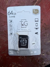 MicroSD карта 64 ГБ Class 10, UHS-I, высокая скорость передачи