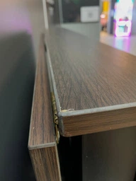 Стіл-книжка трансформер Оріон 2 Ferrum-decor 750x1520x730 Чорний метал ДСП Сосна Кембра 16 мм (ORI203)