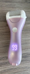 Пемза пилка для ніг та п'яток роликова аккумуляторна Callus Remover 3W електрична для шліфування електропемза для педикюру USB рожева фото від покупців 3