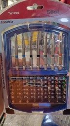 Набір біт з 56 предметів TORX, 1/4 - 25мм, 75мм TAGRED TA1206