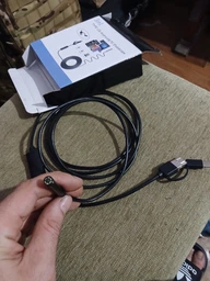 Ендоскоп для смартфона і комп'ютера Type-C + USB для Android Windows з гнучким зондом, 2 м, камера 5.5 мм автомобільний для будинку водонепроникний, гнучка камера