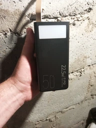 Повербанк 30000 mah 22.5W Super Fast Charge 10095 з LED дисплеєм і швидкою зарядкою PD/QC 3 порта powerbank павербанк для телефона apple айфона iphone самсунг samsung роутера планшета універсальний з ліхтариком фото від покупців 6