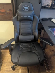 Комп'ютерне крісло для геймера Cougar Fusion S black/orange