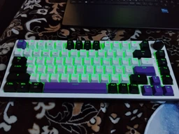 Ігрова клавіатура HATOR Hellyberry HK75 Wireless White-Violet (HK75_Wireless) фото від покупців 3