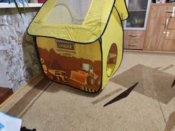 Детская палатка Yufeng ENGINEERING 52 B-3 окошко пластиковый каркас 100х100х95 см. Yellow (187951)