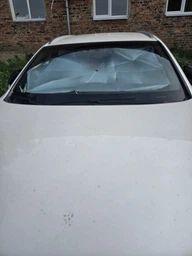 Зонт на лобовое стекло в авто Car Umbrellas Чёрный Солнцезащитная шторка Автомобильный козырек для защиты от солнца фото от покупателей 1