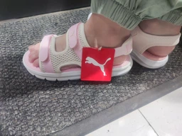 Подростковые спортивные сандалии для девочки Puma Evolve Sandal Jr 39044921 37 (4UK) Alpine Snow-Pearl Pink-Puma White (4069161847301) фото от покупателей 1
