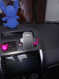 Універсальний автотримач для телефона у вентиляційну решітку в автомобіль D42-G фото від покупців 1