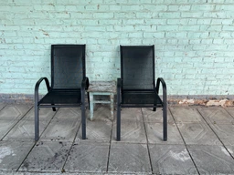 Набір садових крісел LEOBRO до 120 кг Chairs Set, 2шт (LB-1051) фото від покупців 2