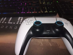 Накладки на стіки Honson 2 шт для геймпадів Sony DualShock 4 / DualSense 5 / Xbox One / Xbox Series Чорно-Голубі