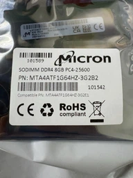 Оперативна пам'ять Micron 8 GB SO-DIMM DDR4 3200 MHz (MTA8ATF1G64HZ-3G2R1)