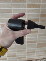 Ручний електричний турбовентилятор Mini Jet Fan ZY7400-SE/PRO з акумуляторним ліхтариком для видалення пилу фото від покупців 3