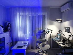 Проекционный светильник Sunset Lamp RGB с пультом на штативе USB проектор атмосферная цветная лампа