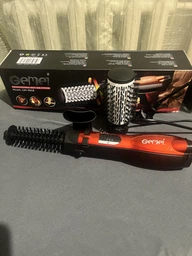Фен-щетка ,браш, плойка, стайлер 3 в 1 Gemei Air Styler с керамическим покрытием 1000 Вт фото от покупателей 1