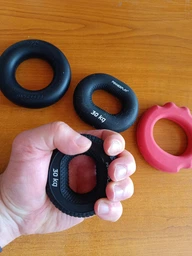 Еспандер кистьовий силіконовий PowerPlay PP-4333 Hand Grip Medium 20 кг. Зелений