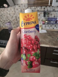 Соковый напиток Cyprina Клюква 1 л (5290074002405)